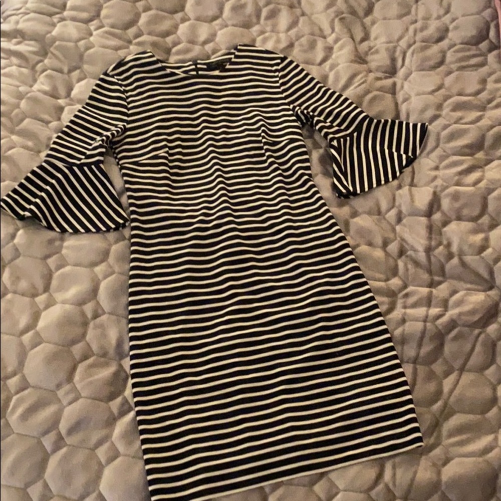 Striped banana republic dress